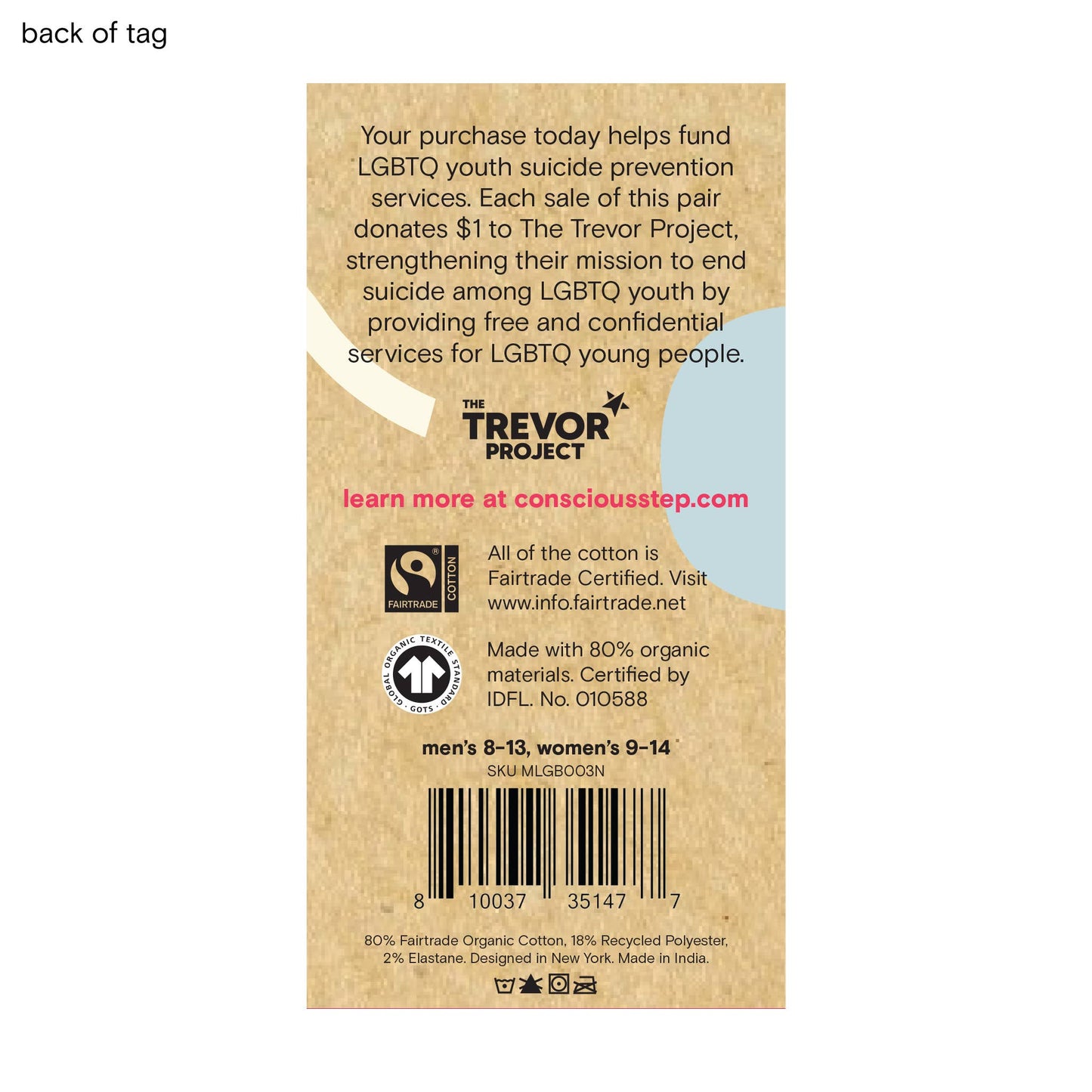 Socks that Save LGBTQ Lives (Colorful Crowns): Small