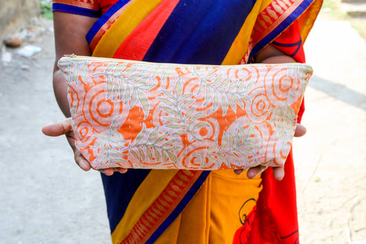 Kantha Cosmetic Bag | Extra Large