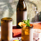 Howaida Jug/Vase Eco - Upcycled Hand-Crafted: Amber