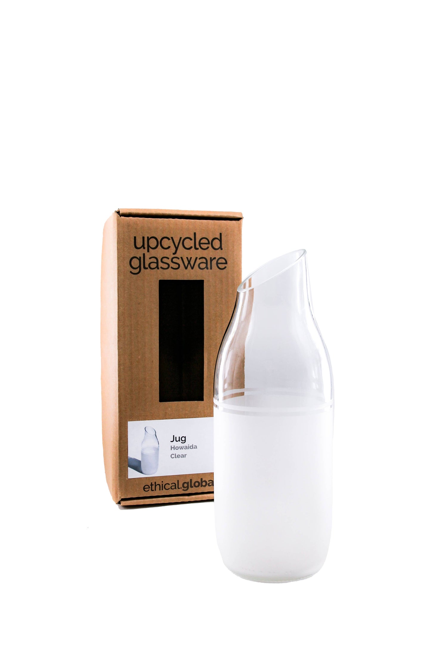 Howaida Jug/Vase Eco - Upcycled Hand-Crafted: Amber