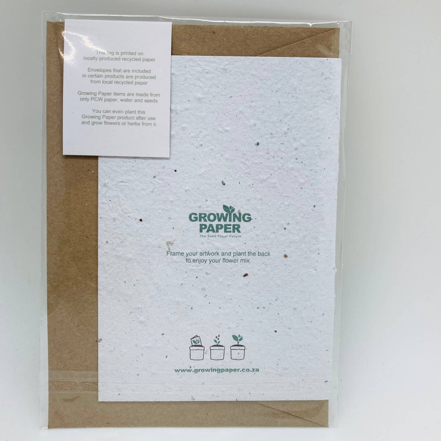 Growing Paper greeting card - Bicycle: Paper Band