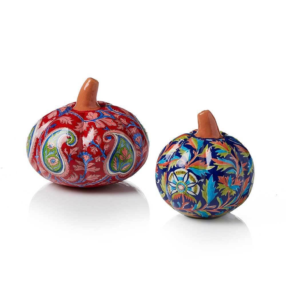 Kashmiri Fall Pumpkins - Set of 2