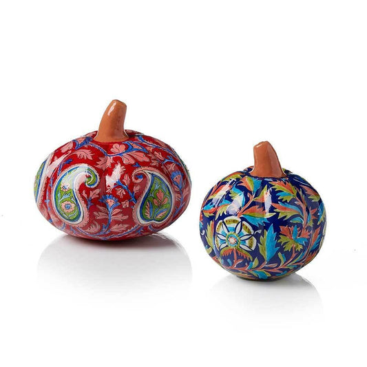 Kashmiri Fall Pumpkins - Set of 2