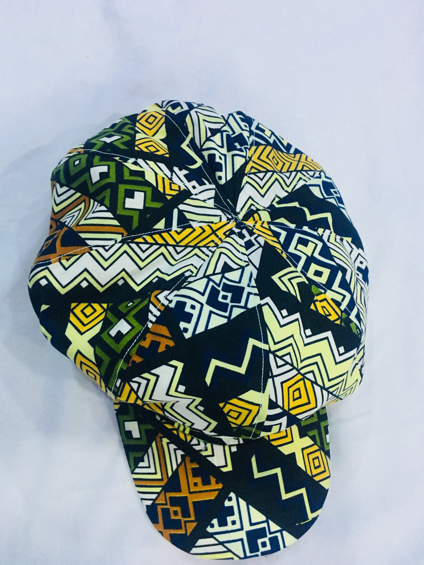 African Wax Print Ankara Cap, handmade gift, kente/ African print hat