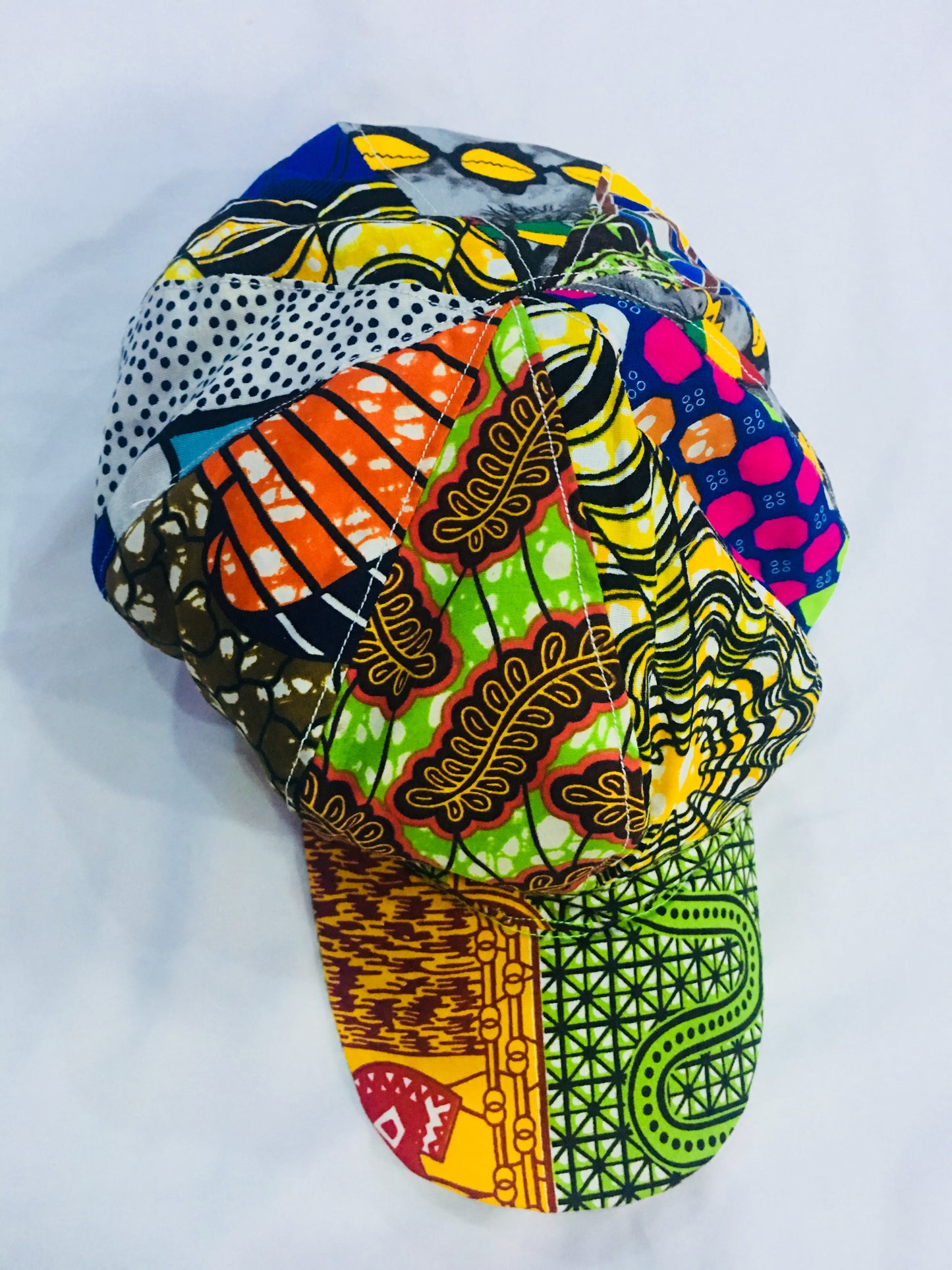 Gorra Ankara con estampado de cera africana, regalo hecho a mano, sombrero con estampado kente/africano 