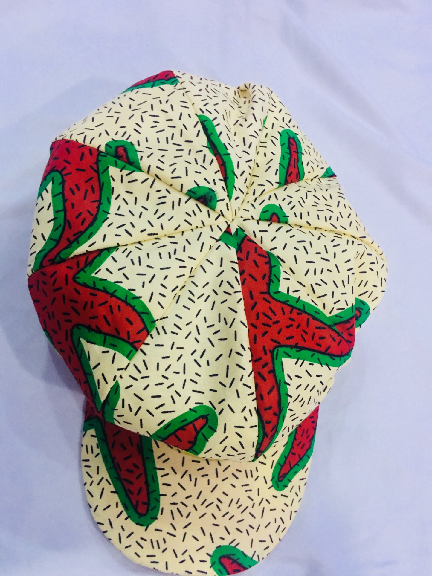 Gorra Ankara con estampado de cera africana, regalo hecho a mano, sombrero con estampado kente/africano 