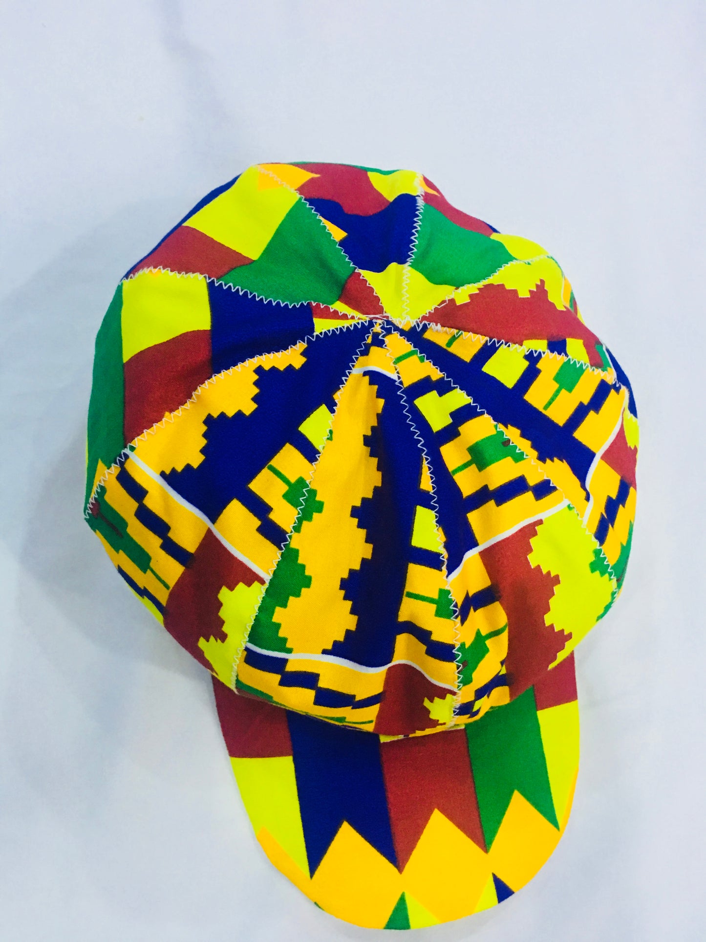 Gorra Ankara con estampado de cera africana, regalo hecho a mano, sombrero con estampado kente/africano 