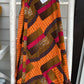 African wax print cotton short skirt