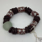 Stretchy Recycled Glass Bead Bracelet