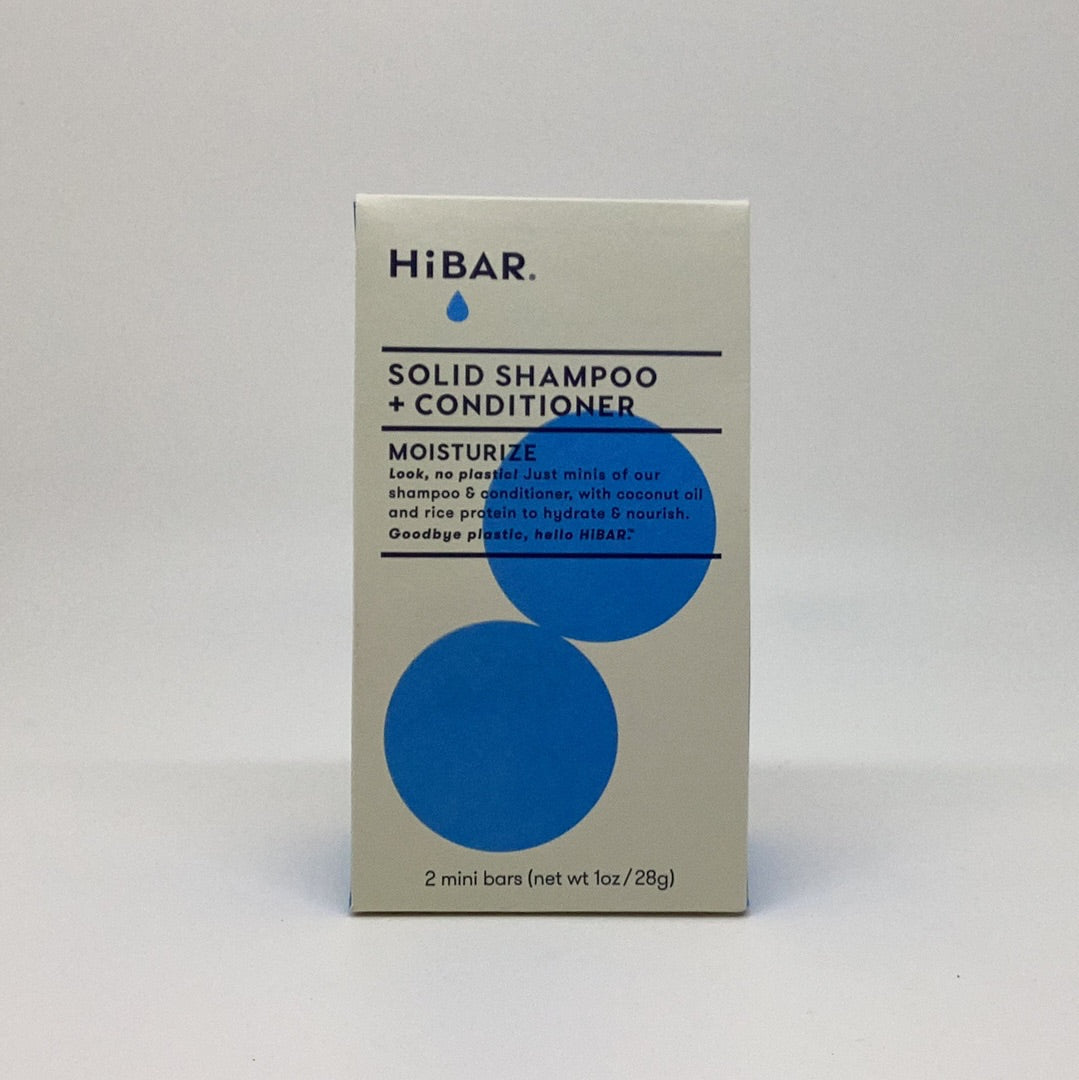 Mini HiBAR Solid Shampoo & Conditioner Ser