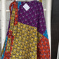 African wax print cotton short skirt