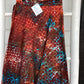 African wax print cotton short skirt