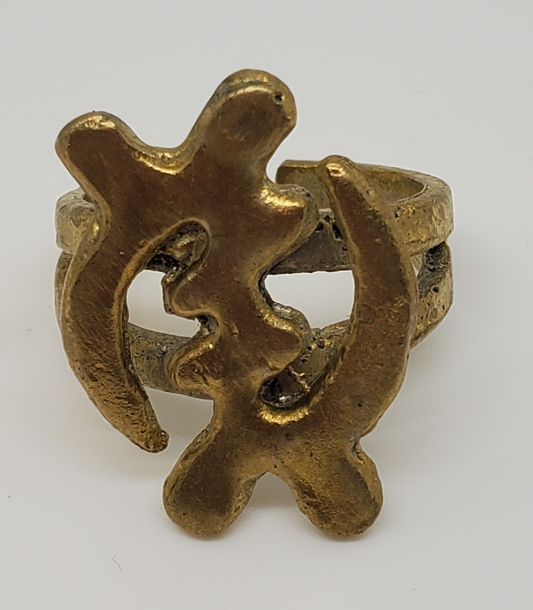 Anillos Adinkra de latón