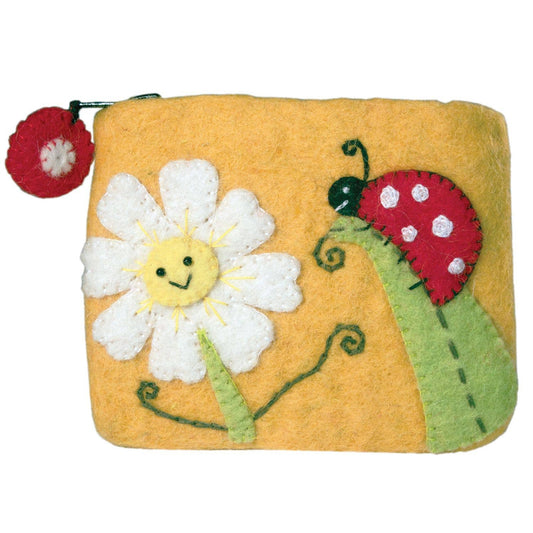 Daisy Ladybug Coin Purse