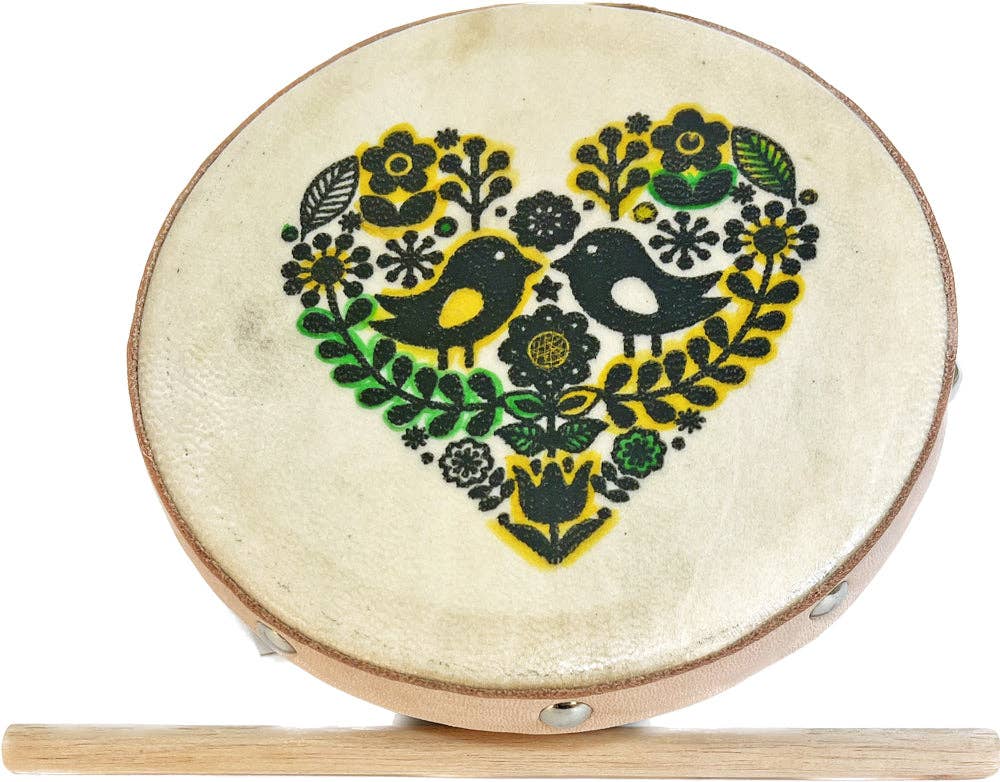Love Birds Frame Drum Jr. Instrument