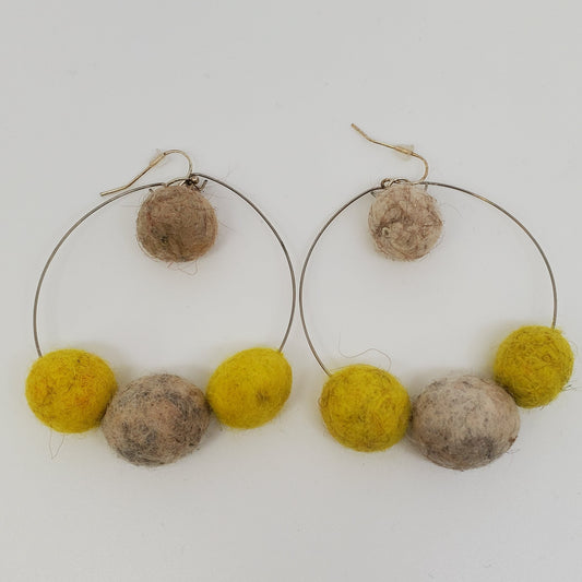 Felted Hoops