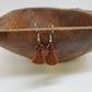Copper Lesotho Hat Earrings