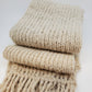 Sheep's wool hand knit scarf