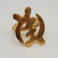 Gye Nyame Gold ring