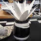 Matamiss Black and White Vase
