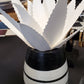 Matamiss Black and White Vase