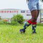Nyamiye Ankara socks: Small - US 4.5-7.5 (EU 35-40)