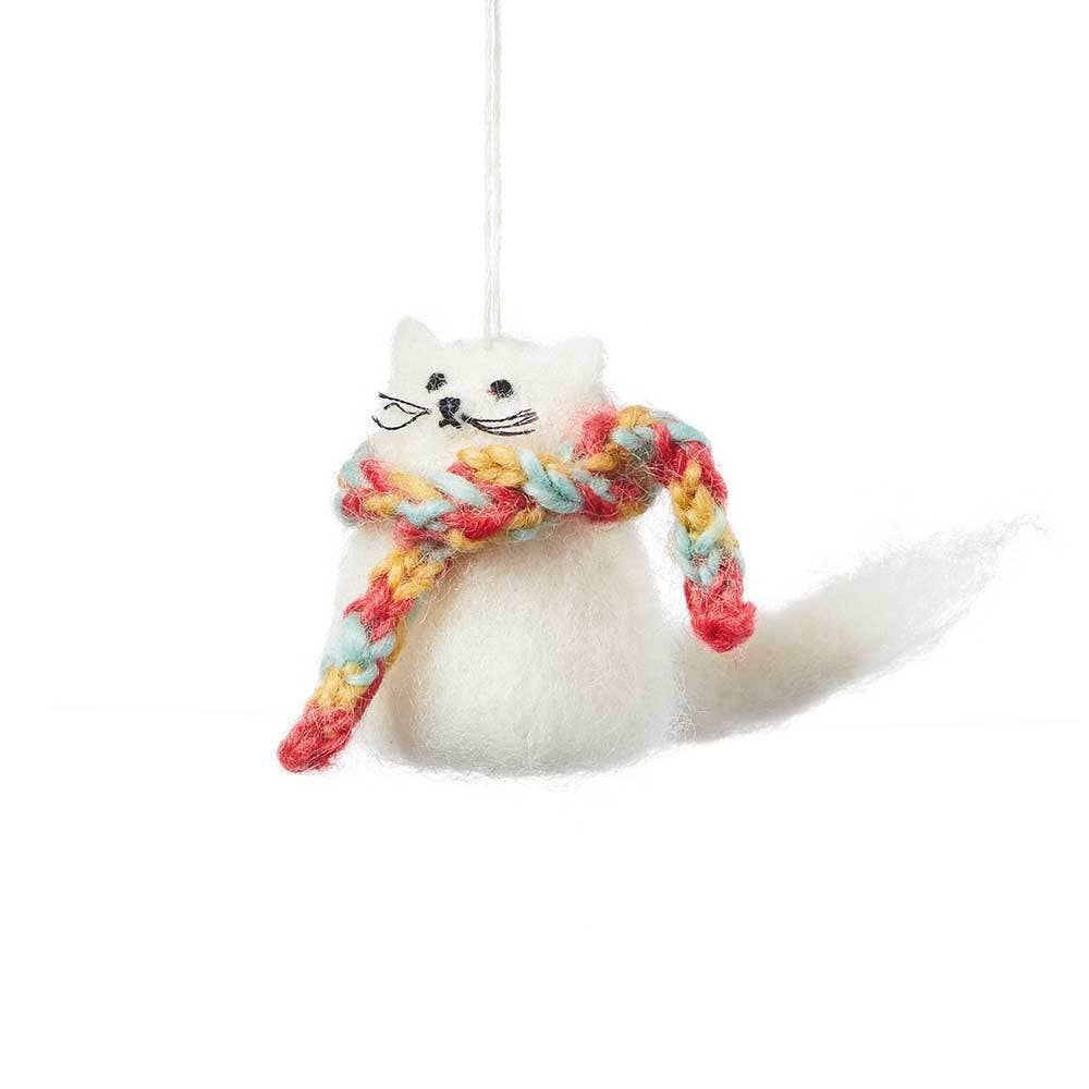 Fuzzy Kitten Ornament