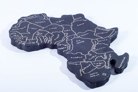 Wooden Africa map