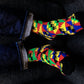 Dumsor Kente African Socks: Large - US 8-13 (EU 41-46)