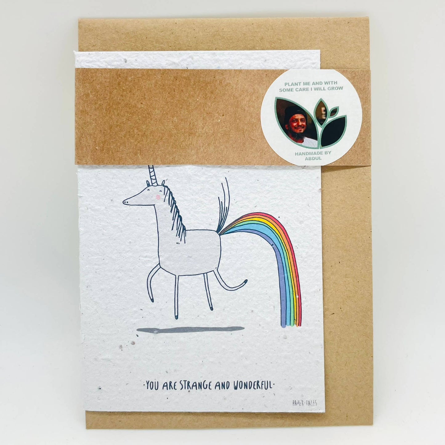 Growing Paper greeting card - Strange and Wonderful: Paper Band