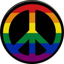 Sticker - Peace Rainbow