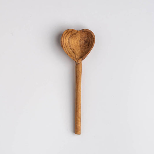 Hand-carved Heart Tea Spoon