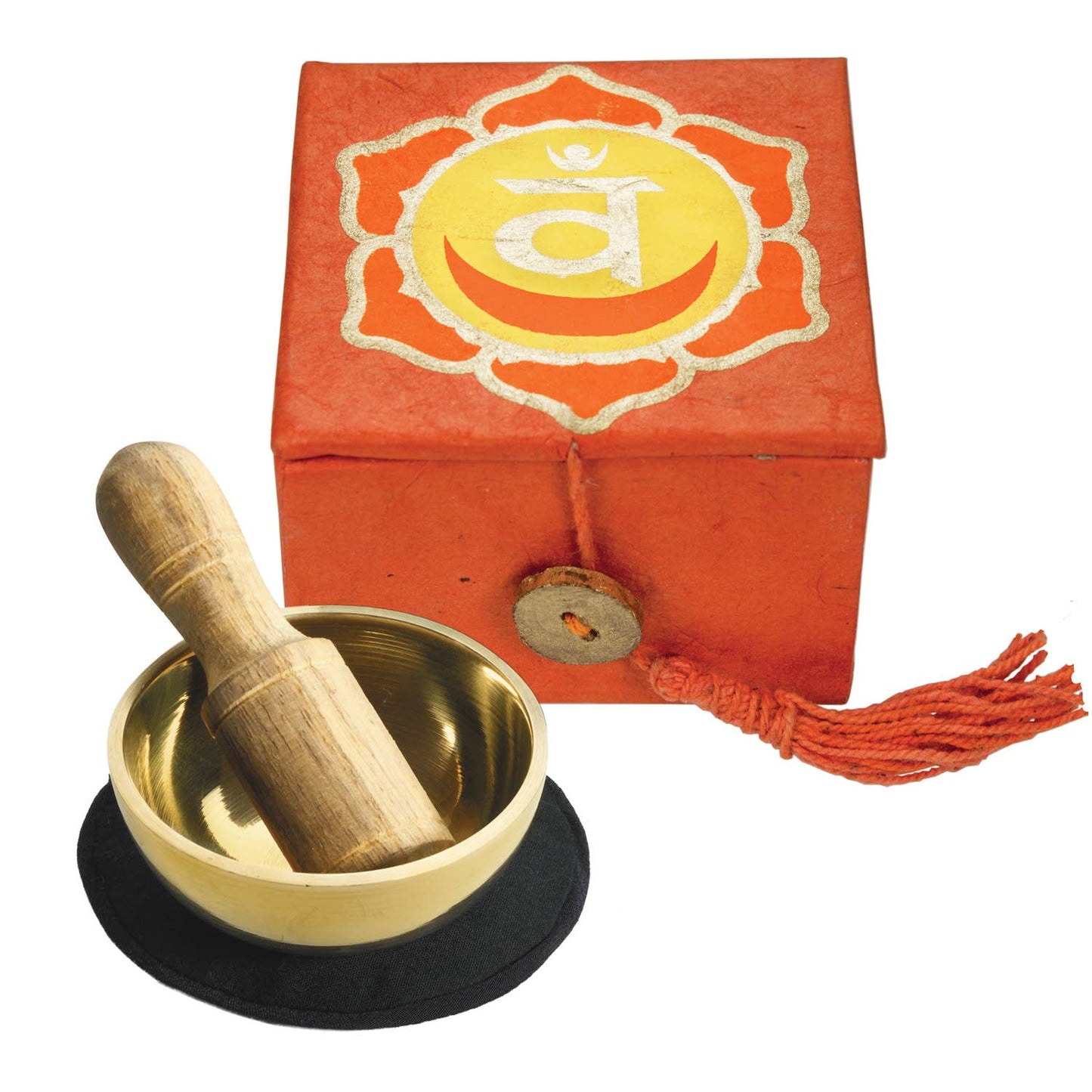 2" Sacral Chakra Meditation Bowl Box