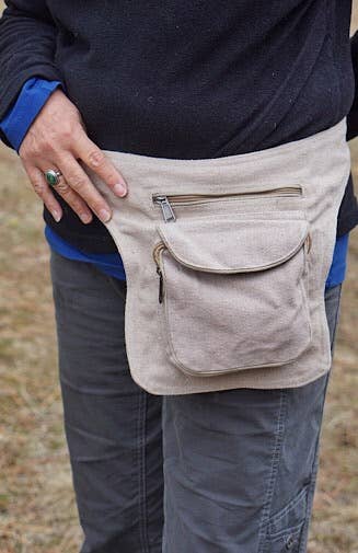 Solid Cotton Money Bag