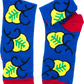 Nyamiye Ankara socks: Small - US 4.5-7.5 (EU 35-40)