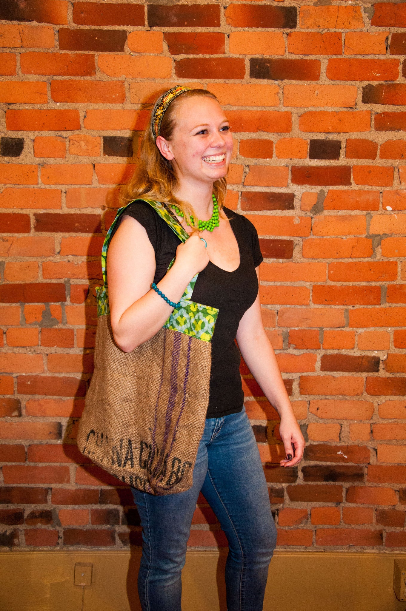 Tote de batik de café