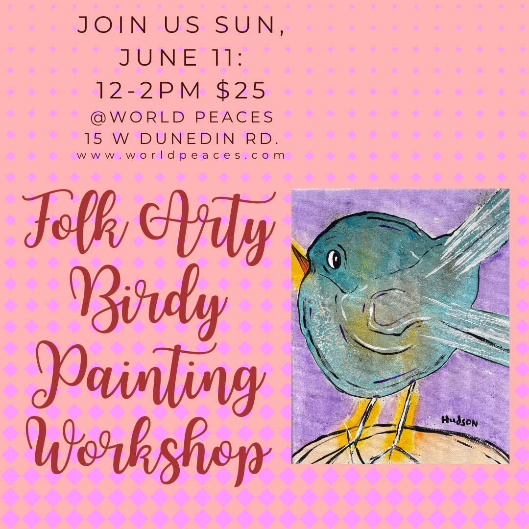 Folk Arty Painting Workshop with Ryan Hudson