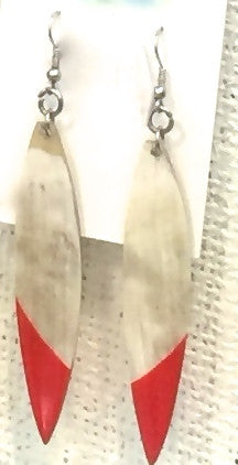 Red hot earrings
