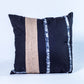 Burlap and Batik Pillow