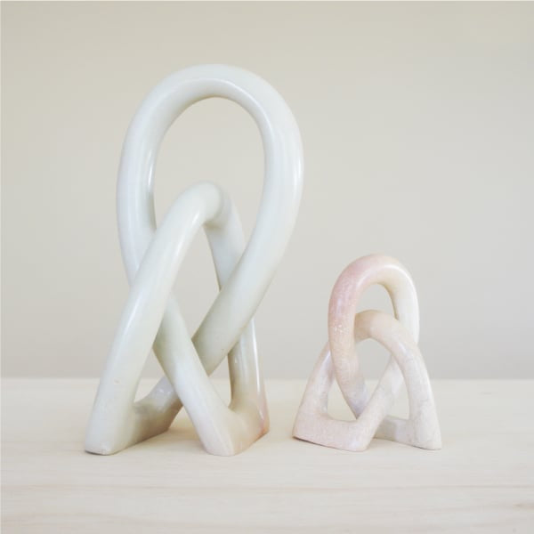 Love Knot Soapstone Sculpture