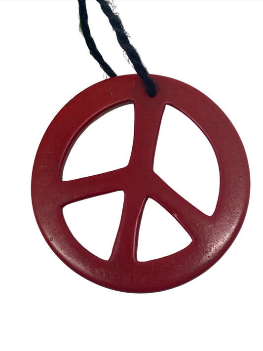 Peace Sign Christmas Ornament