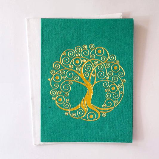 Evergreen Tree Foiled Card