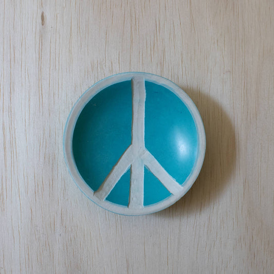 Peace Dish: Pale Blue