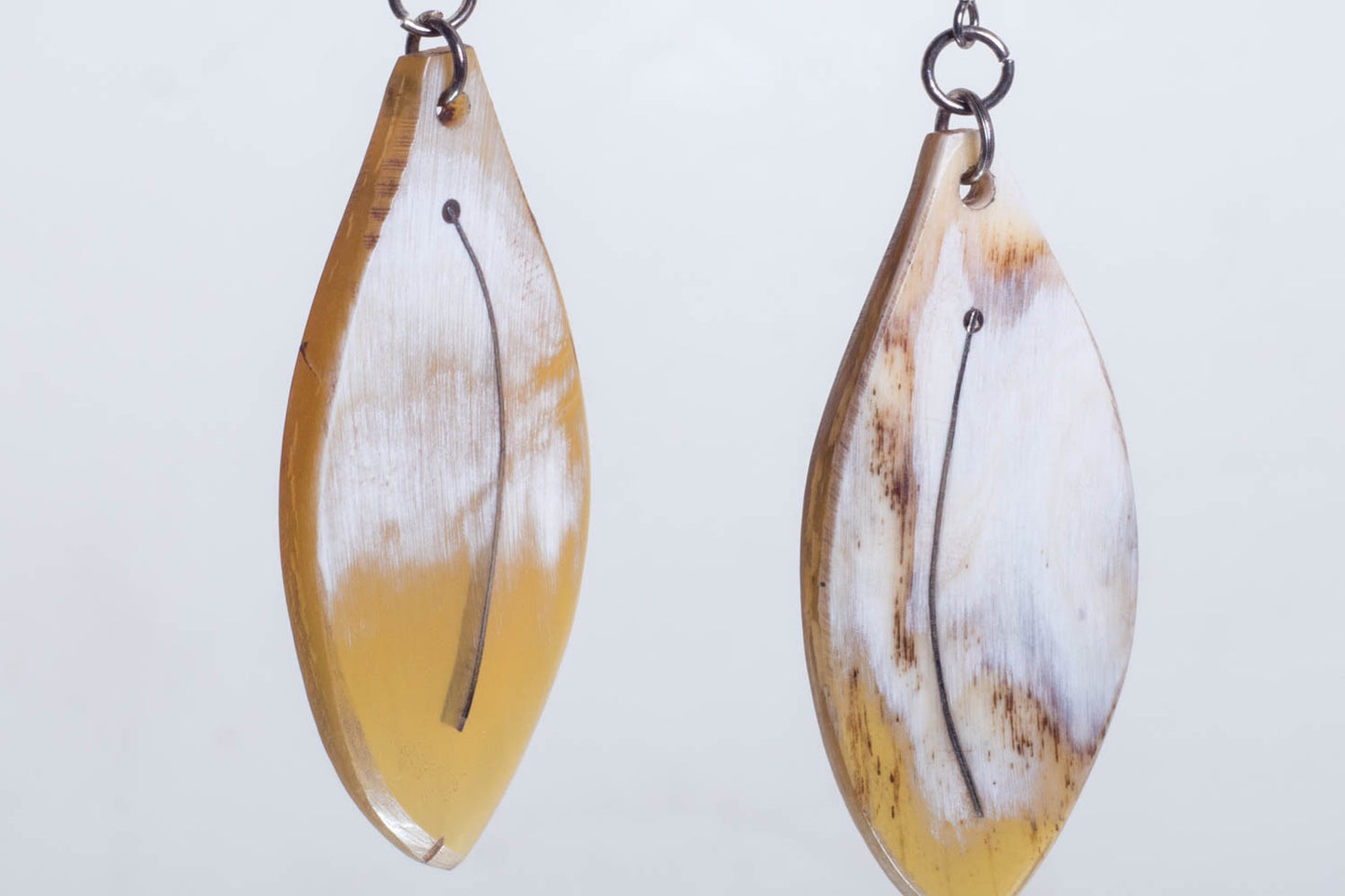 Horn Leaf Earrings