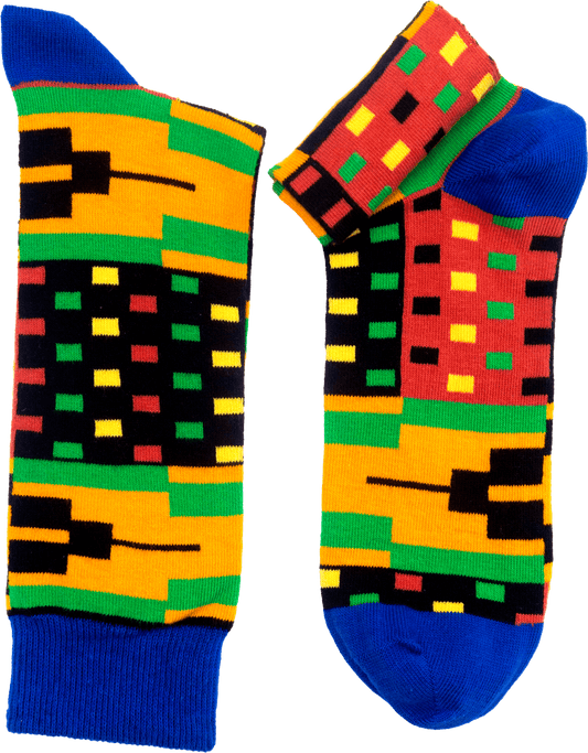 Tro-tro Kente Socks size 4.5 - 7.5