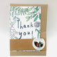 Growing Paper greeting card - Green Thanks: Green Thanks / Paper Band