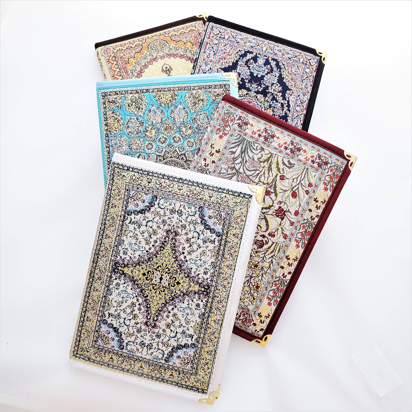 Turkish Rug Inspired Fabric Covered Journal