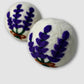 Handfelted Embroidered Wool Dryer Balls - Set of 2