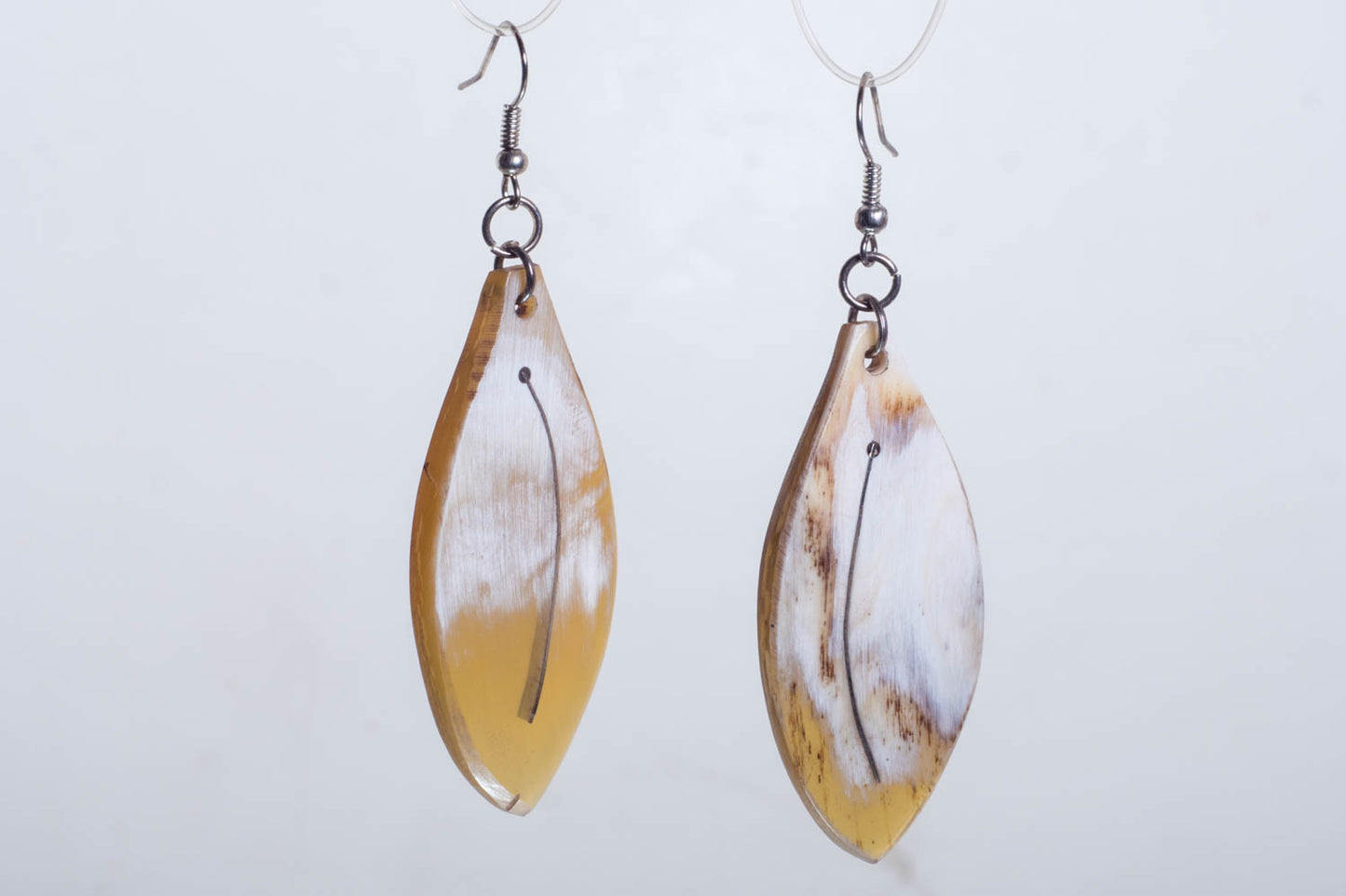 Horn Leaf Earrings