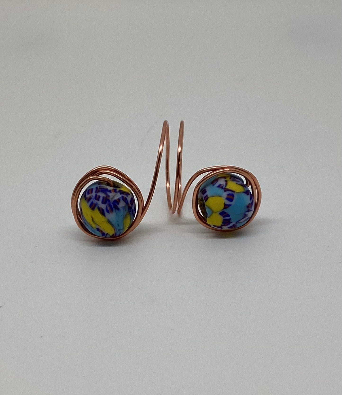 Double copper wrapped rings